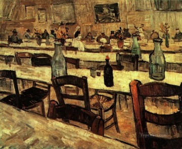 Interior de un restaurante en Arles Vincent van Gogh Pinturas al óleo